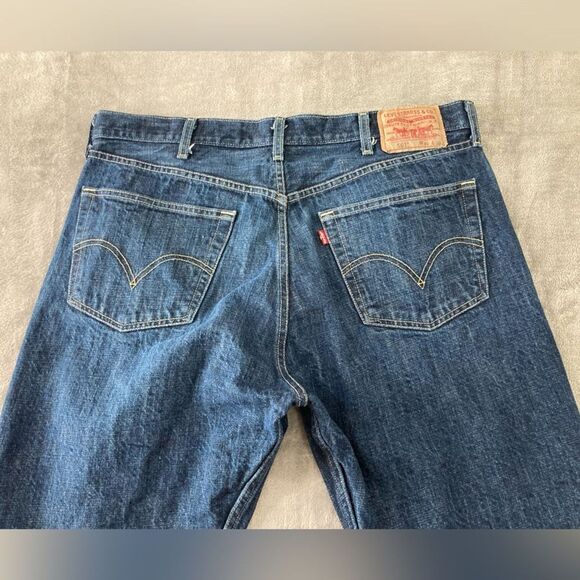Levi’s 501 XX Men’s 40x30 Blue Denim Jeans Button Fly 100% Cotton Classic - Picture 4 of 11